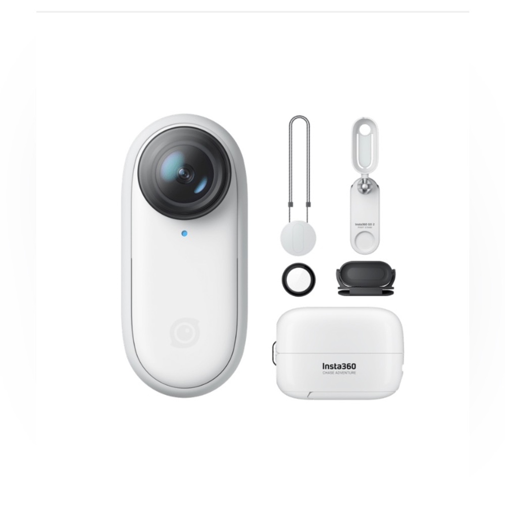 Insta 360 GO 2 Small Action Camera with Invisible Selfie Stick Bundle